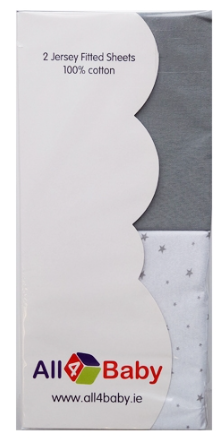 Little Bubz Cot Sheets 2 pk