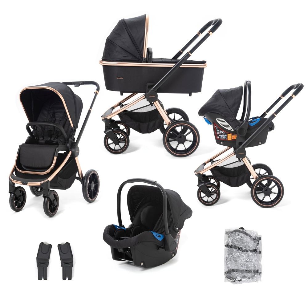 zummi solo travel system rose gold review