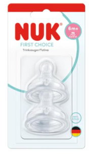 NUK First Choice 6m+ Teat - Flow control