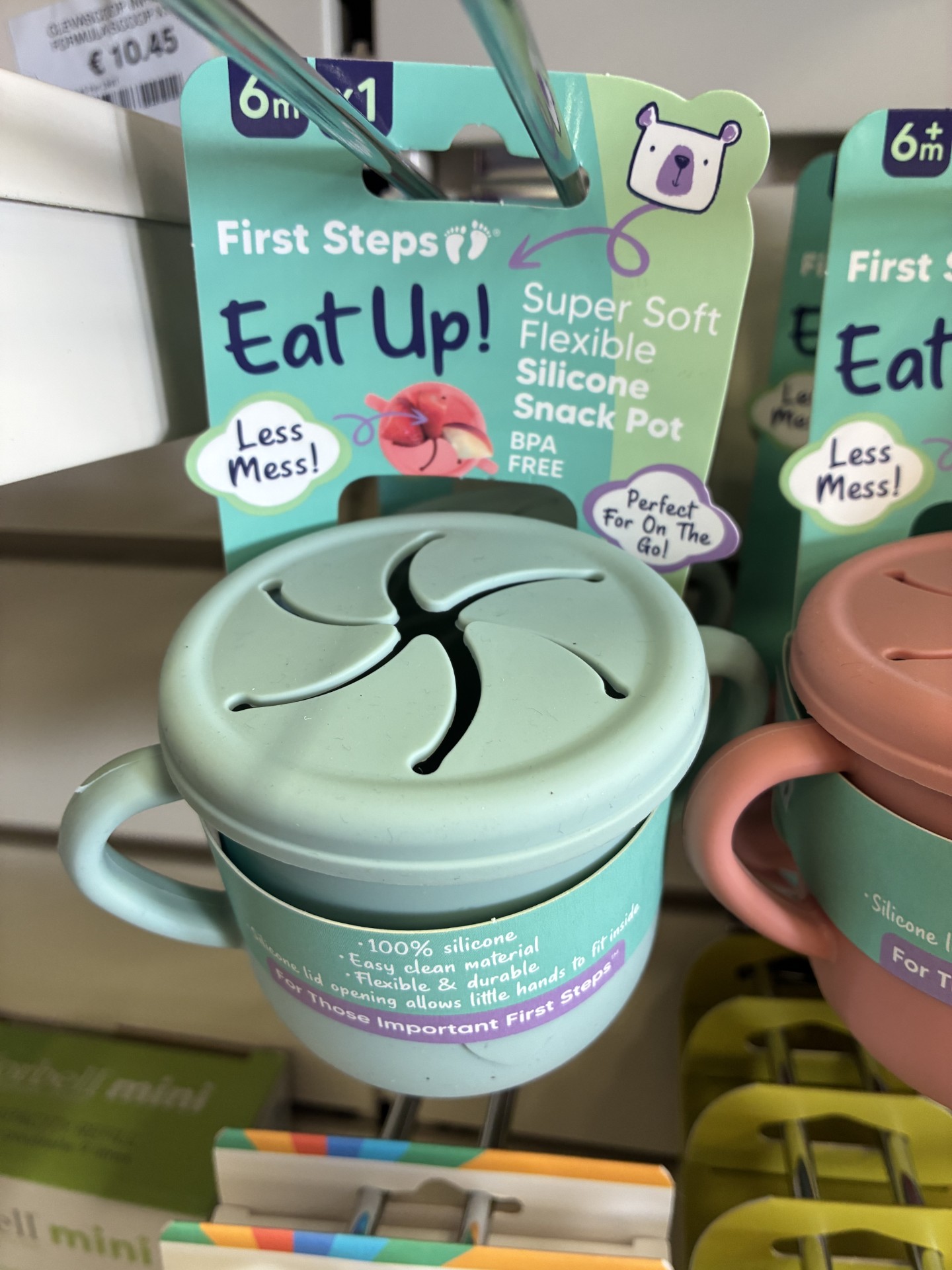 First Steps 2 Handle Snack Pot