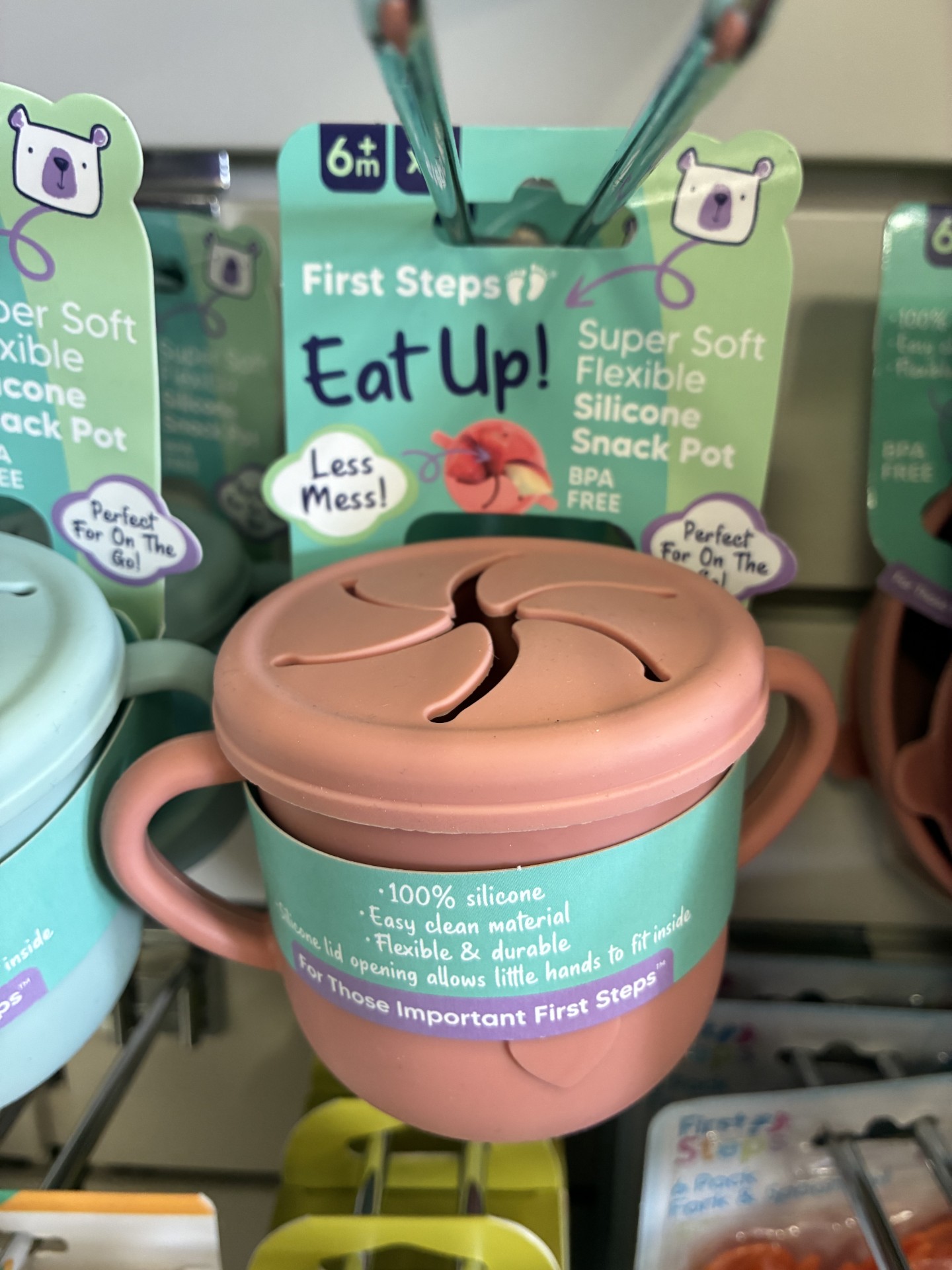 First Steps 2 Handle Snack Pot